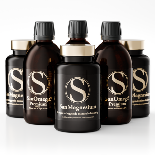 Complete Set 1 ( Sanomega premium fish oil x3 + SanMagnesium mineral powder x3)